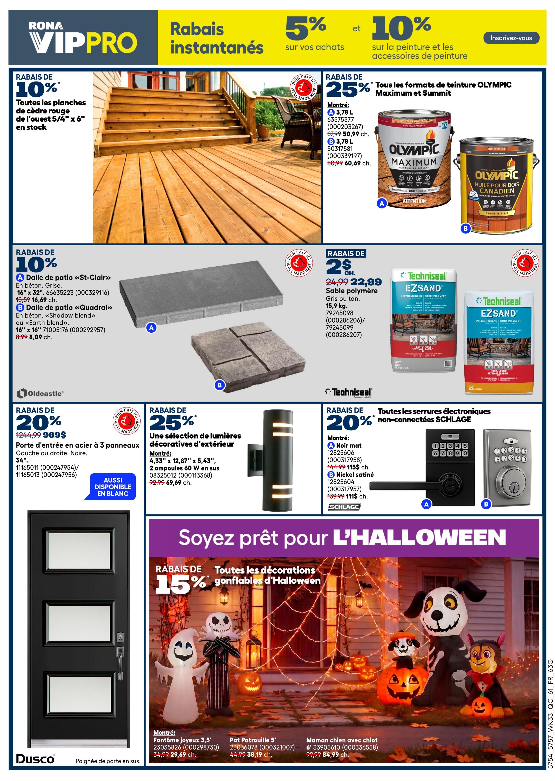 Rona & Rona+ (QC) Flyer September 10 to 16