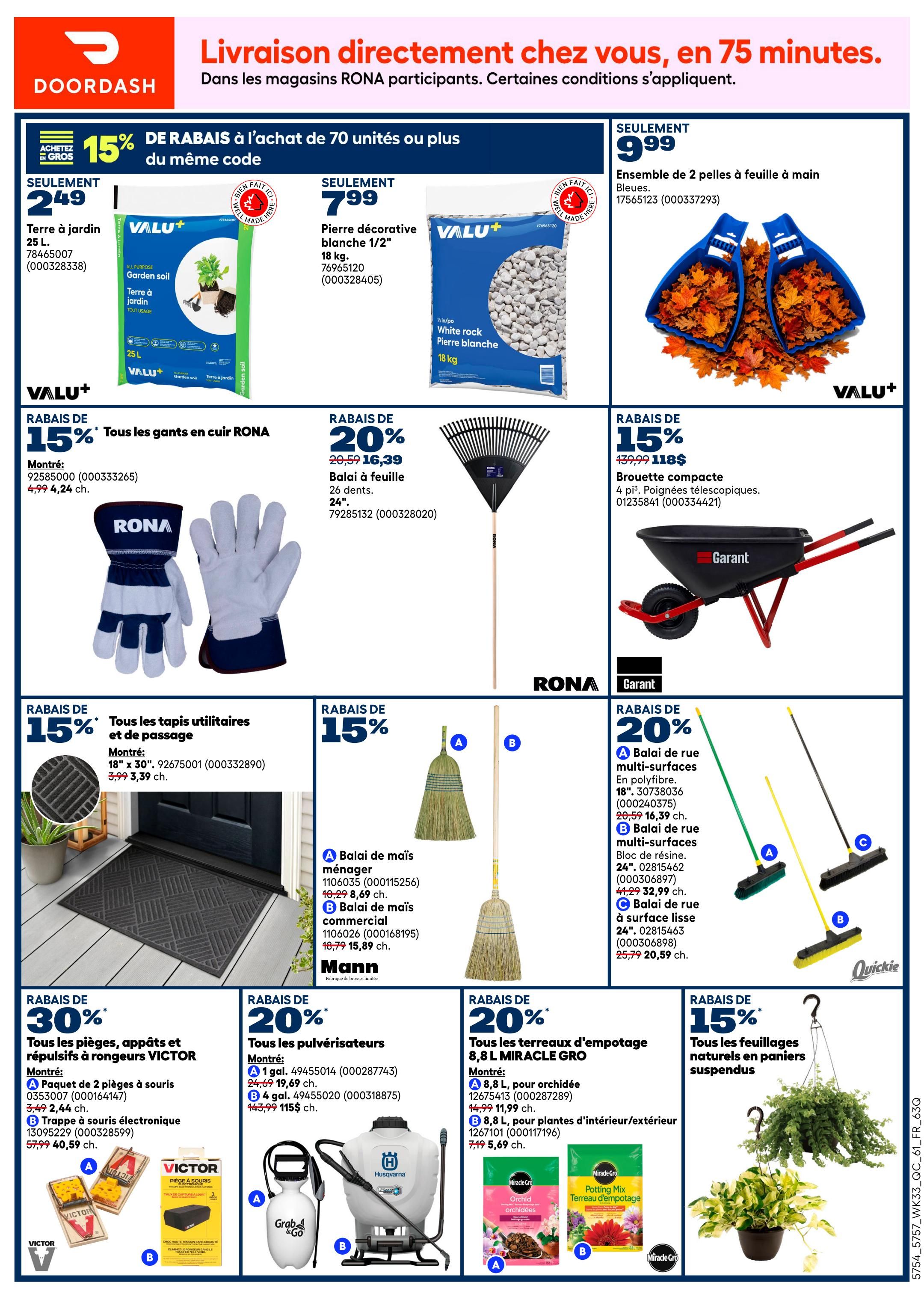 Rona & Rona+ (QC) Flyer September 10 to 16