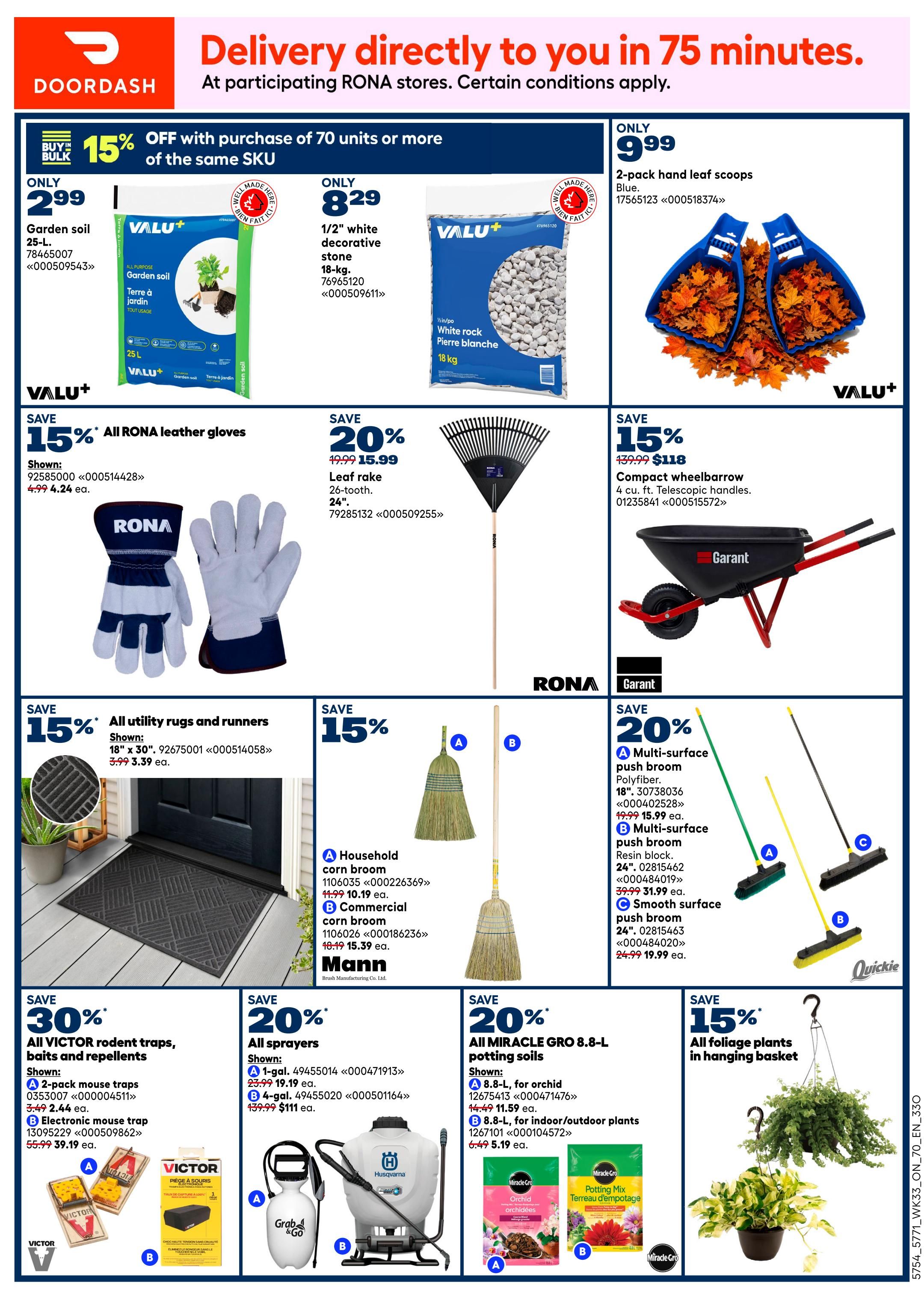 Rona & Rona+ (ON) Flyer September 10 to 16