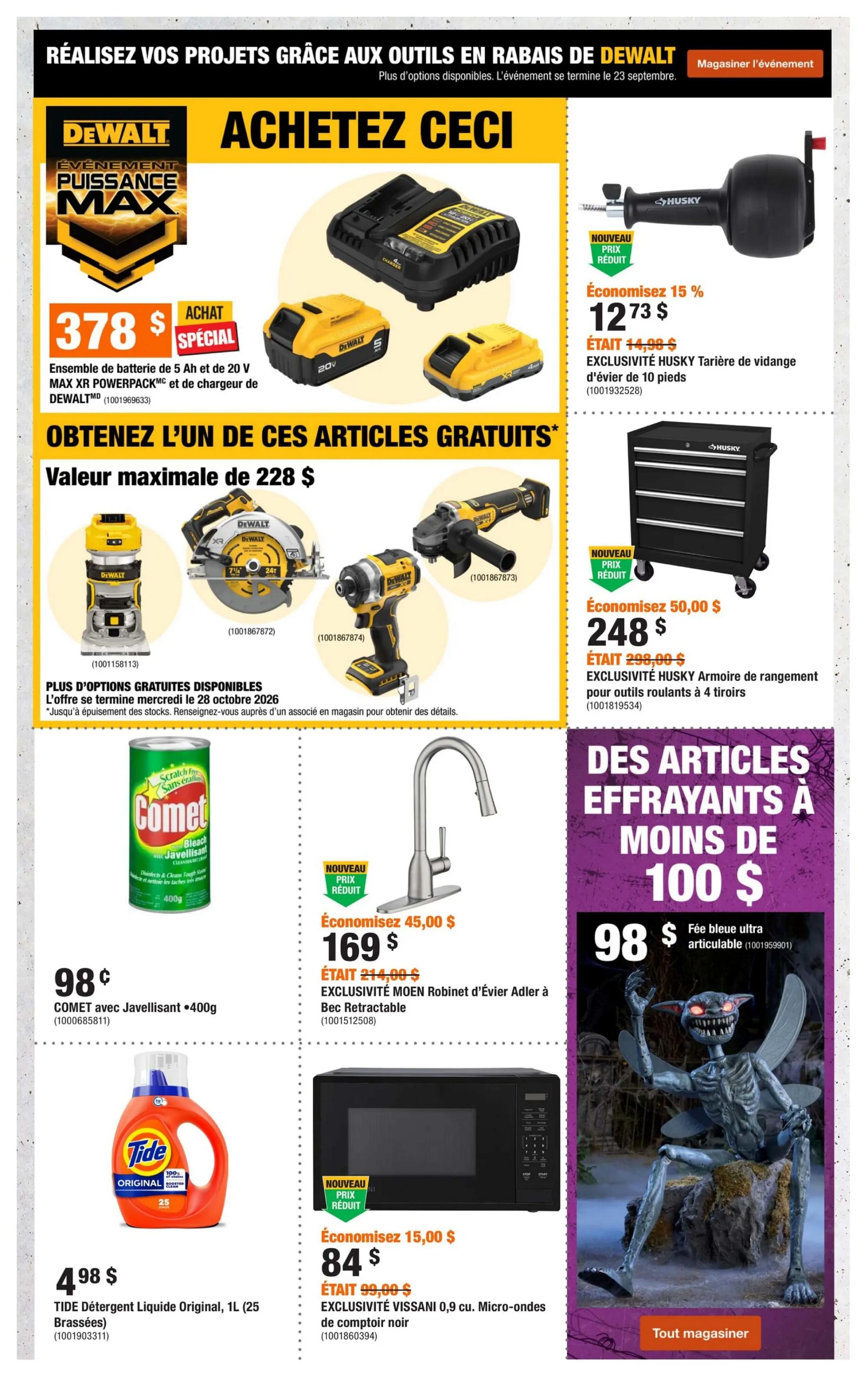 Home Depot (QC) Flyer September 10 to 23