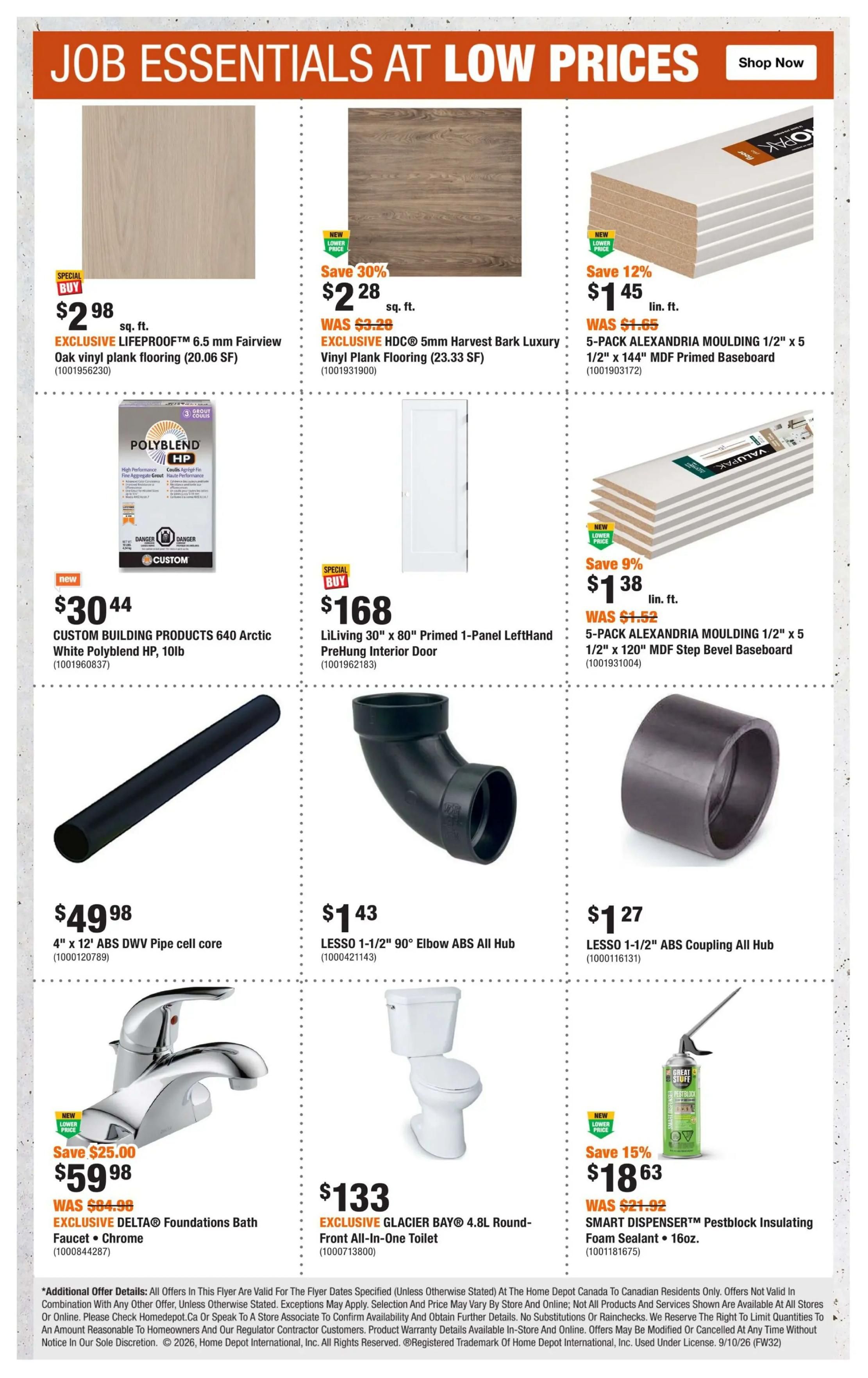 Home Depot (ON) Flyer September 10 to 23