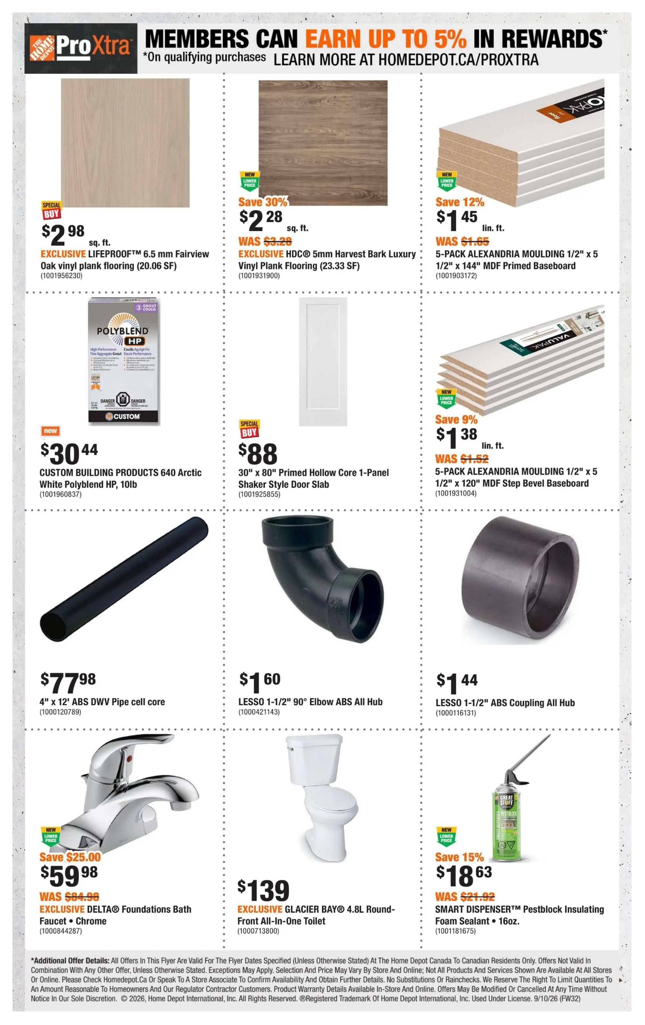 Home Depot (Atlantic) Flyer September 10 to 23