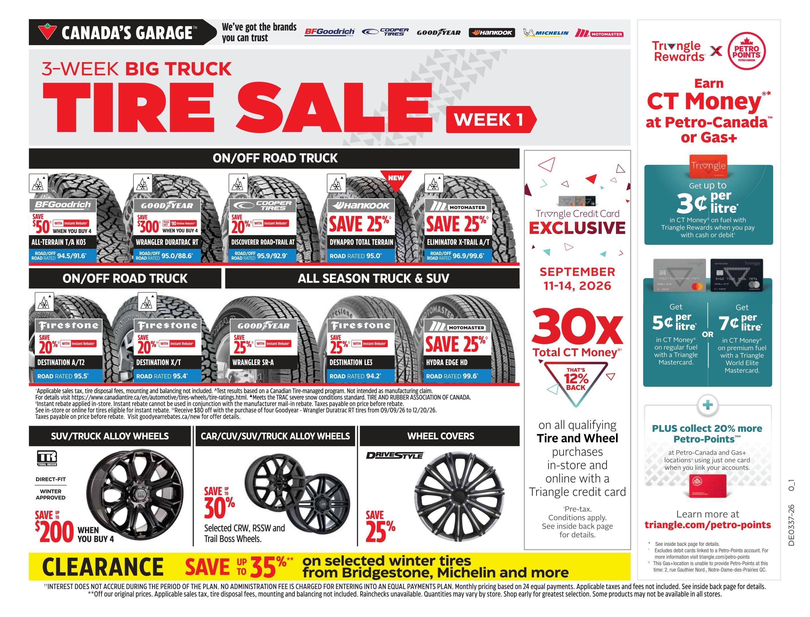 Canadian Tire (ON) Flyer September 11 to 17