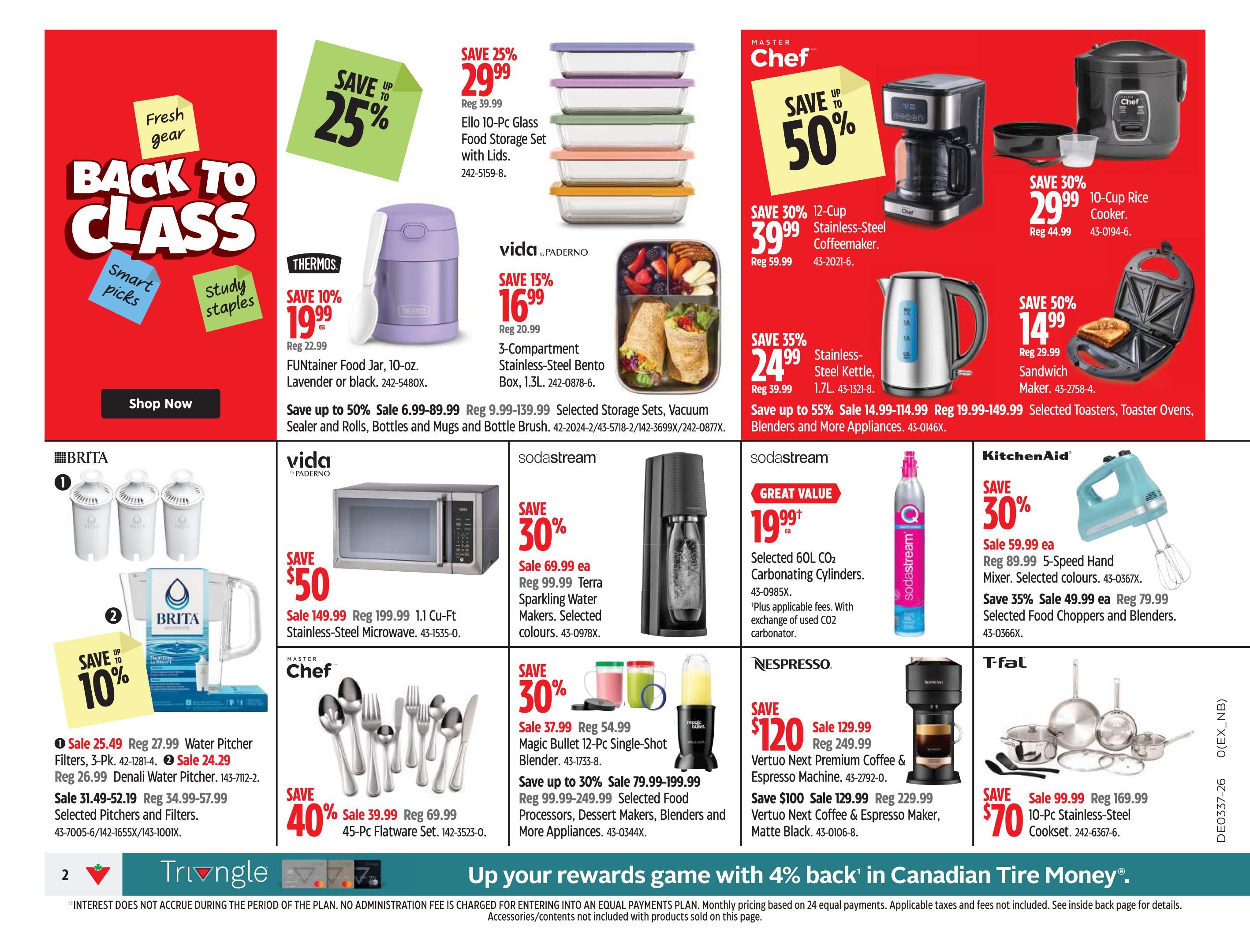 Canadian Tire (West) Flyer September 11 to 17