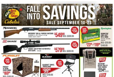 Cabela's Flyer September 10 to 23