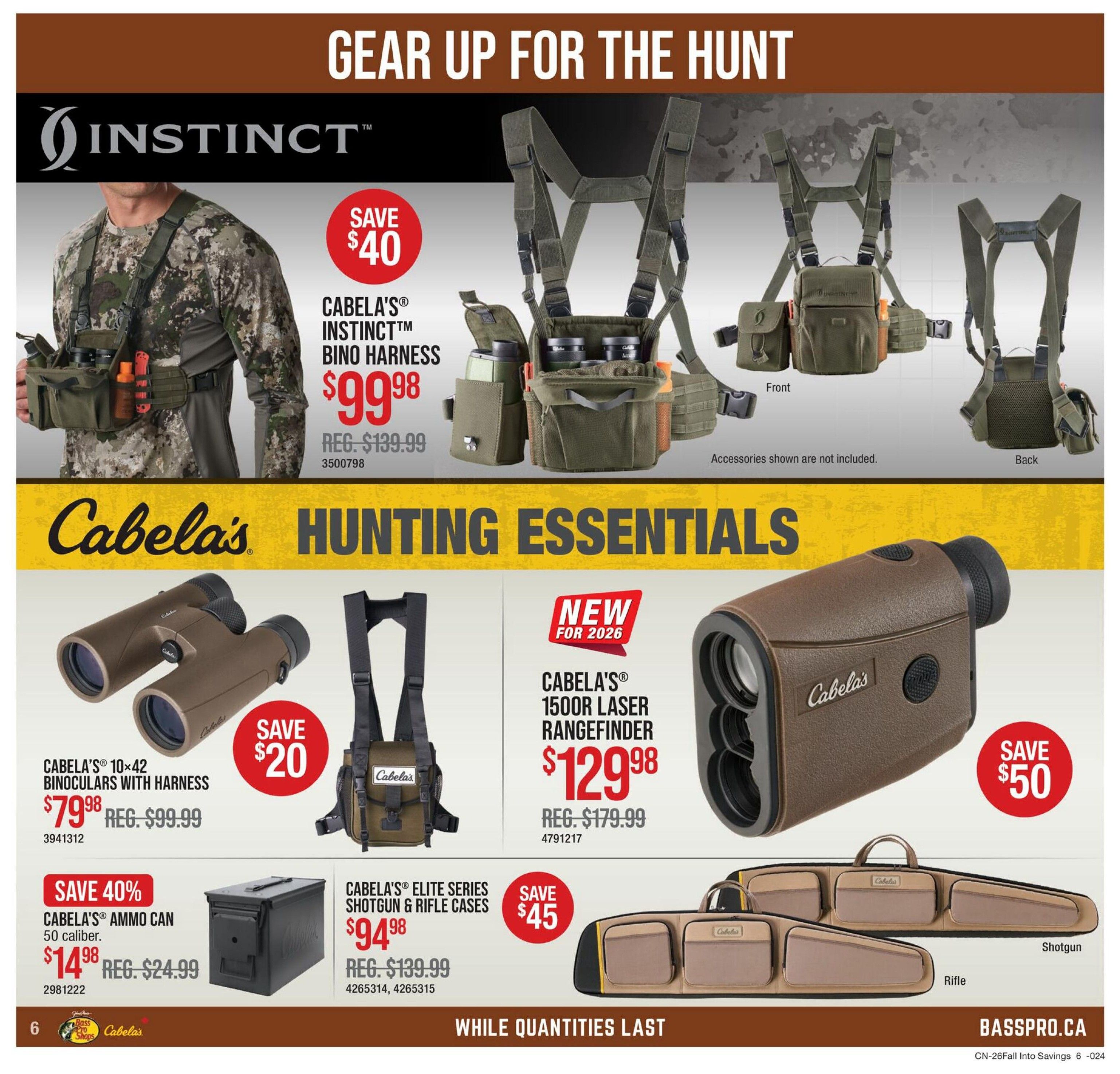 Cabela's Flyer September 10 to 23