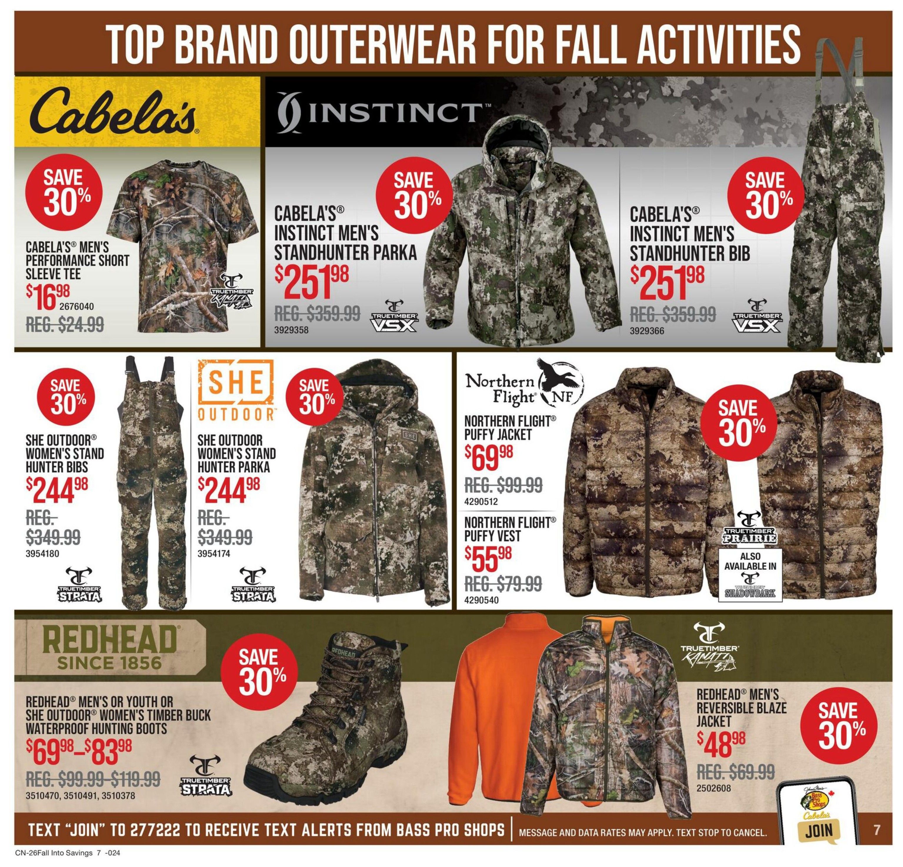 Cabela's Flyer September 10 to 23