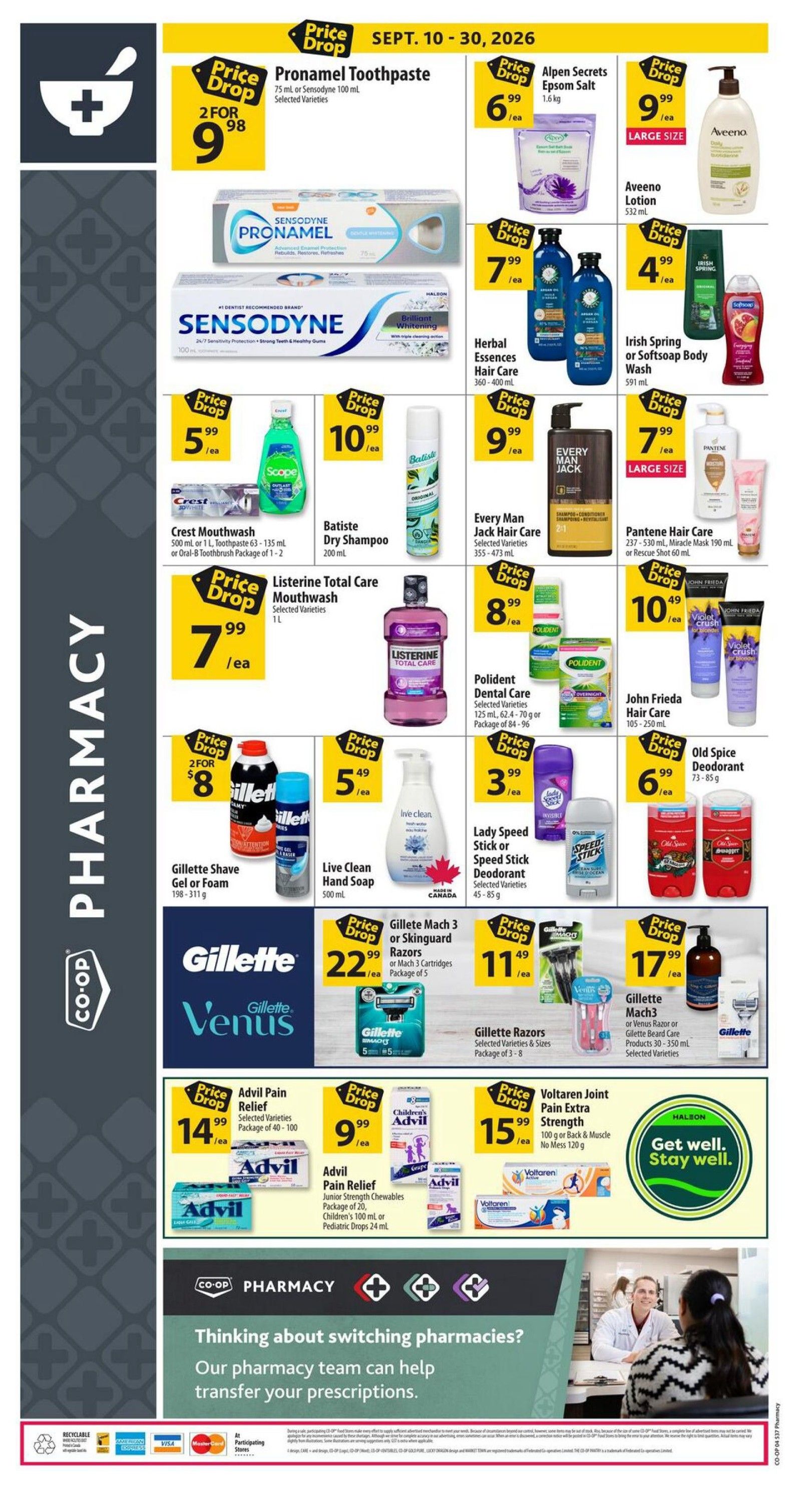 Co-op (West) Pharmacy Flyer September 10 to 30