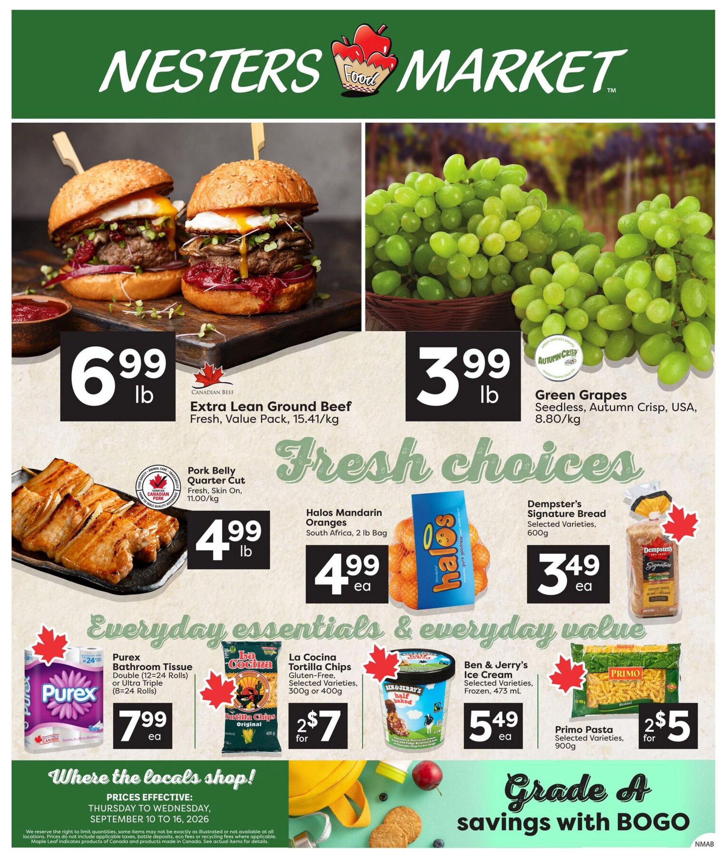 Nesters Market Flyer September 10 to 16