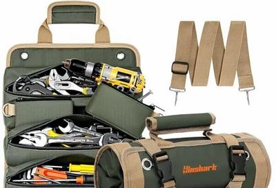 Amazon.ca: Hinshark Roll Up Tool Bag $17.99