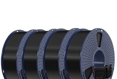 Amazon.ca: SUNLU High Speed PLA Filament 1.75mm 4KG, Black -- $44.99