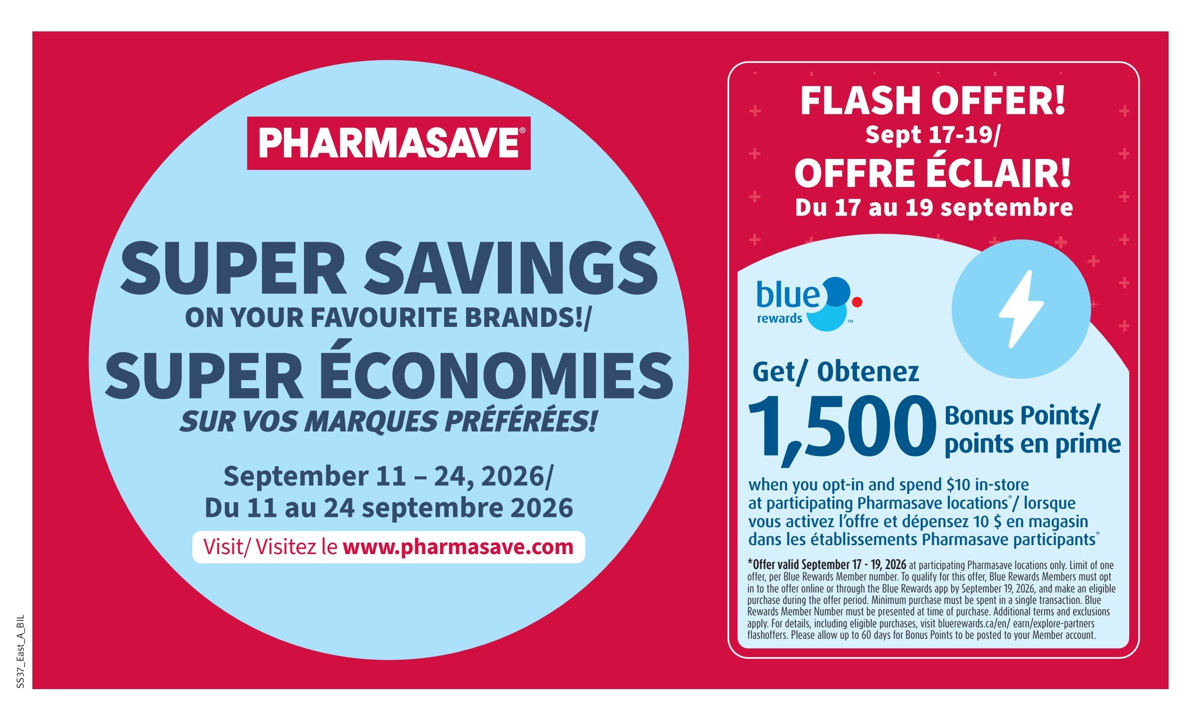 Pharmasave (NB) Flyer September 11 to 24