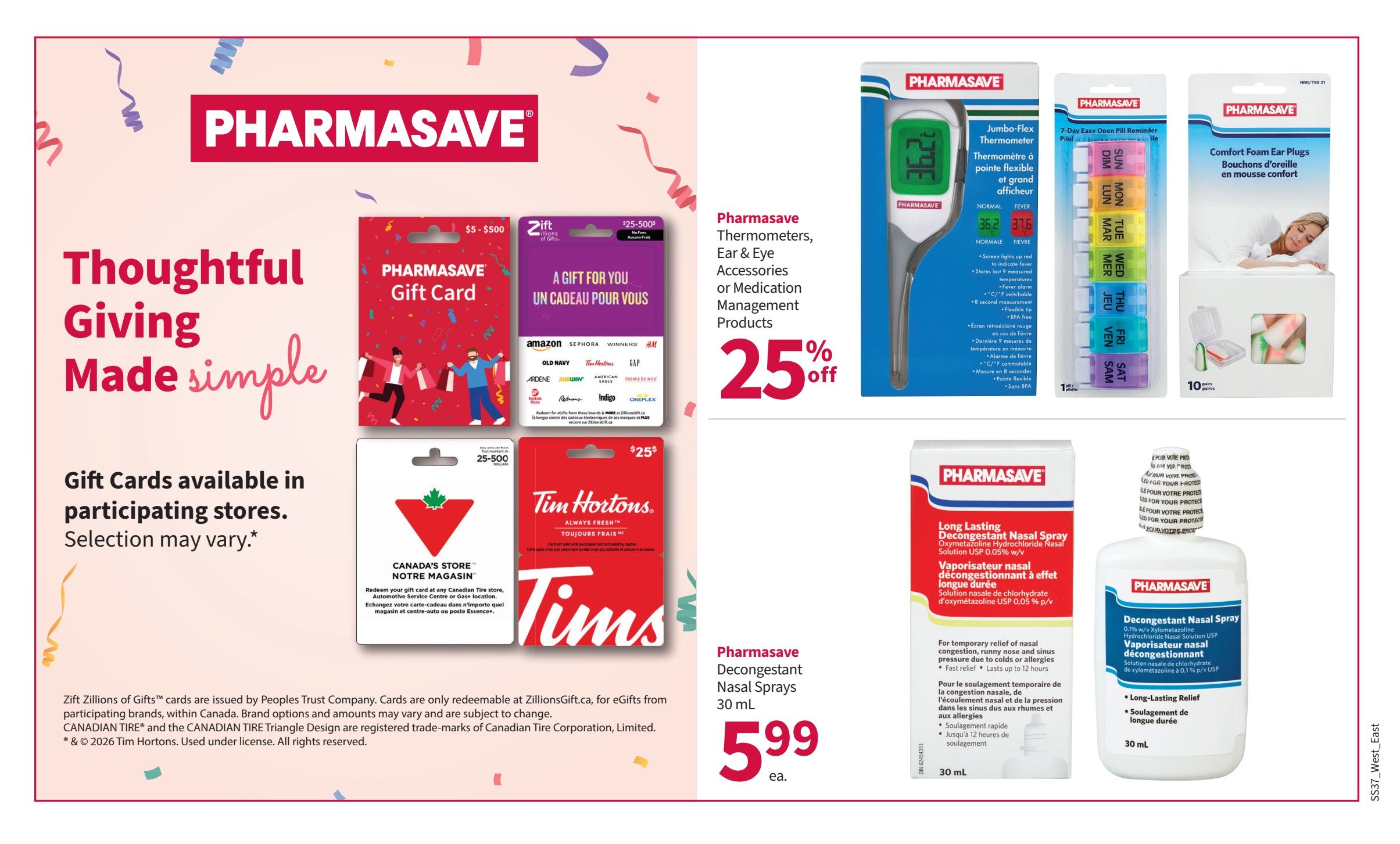 Pharmasave (ON & West) Flyer September 11 to 24
