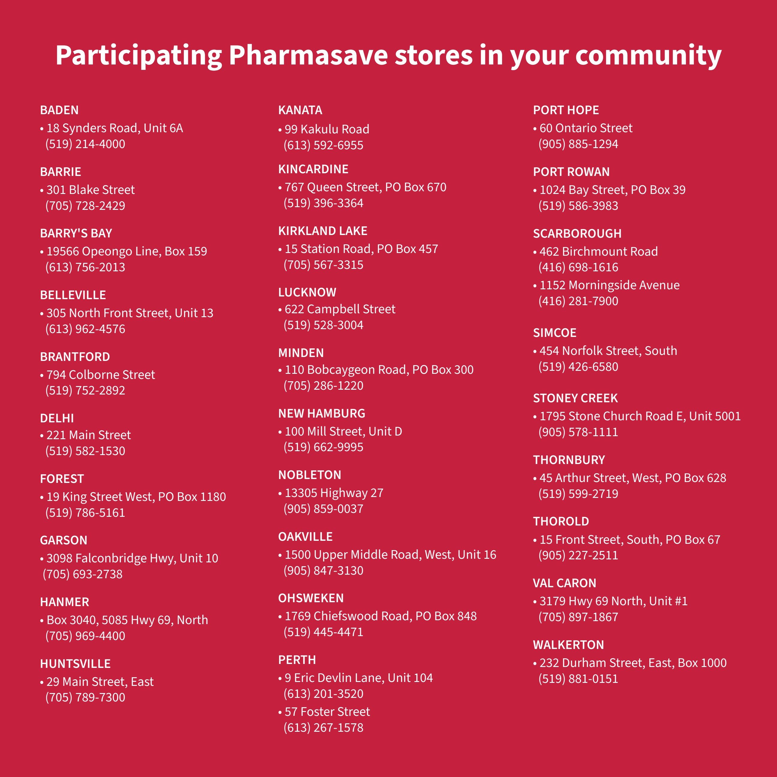 Pharmasave (ON & West) Flyer September 11 to 24