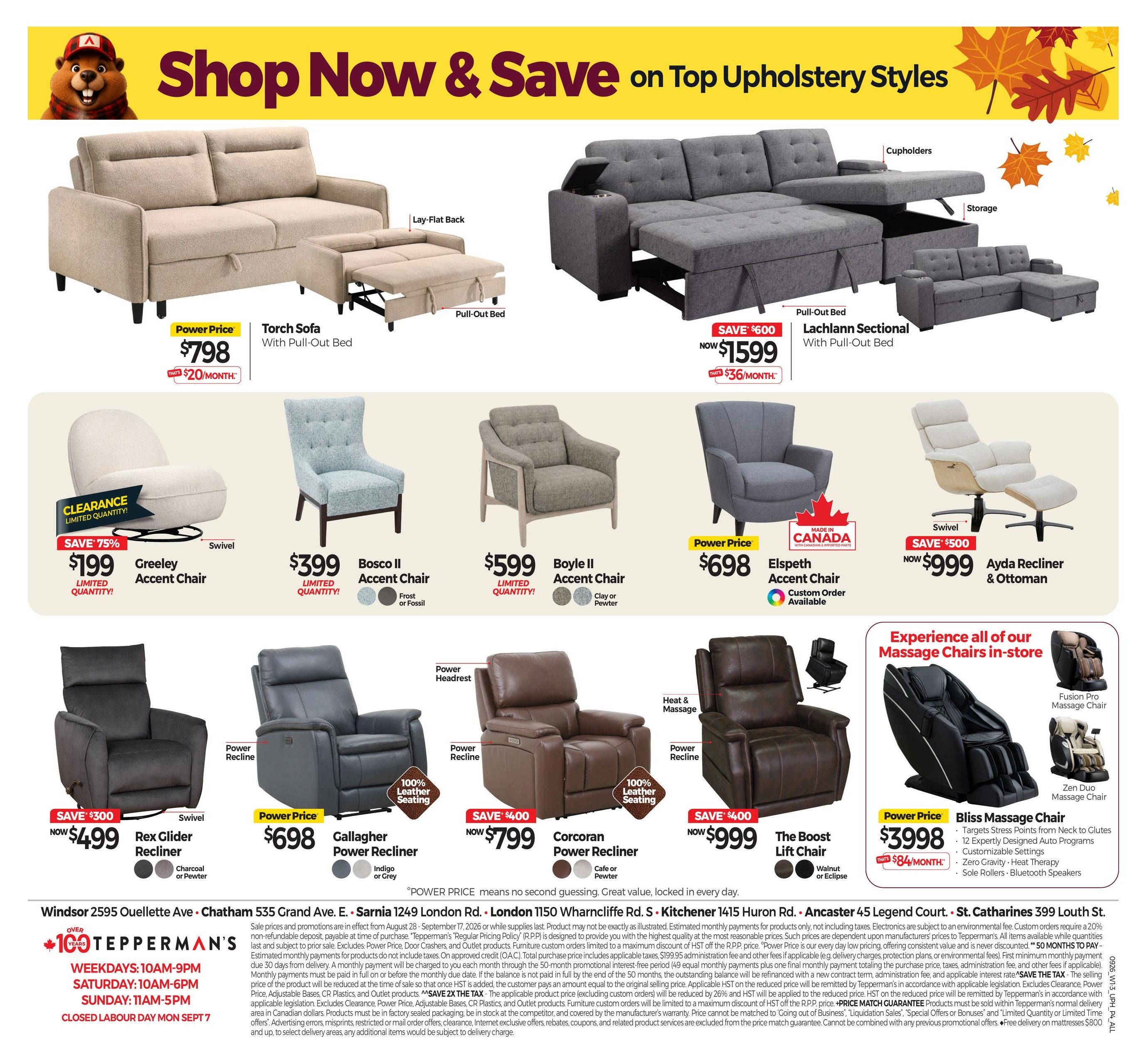 Tepperman's Flyer September 11 to 17