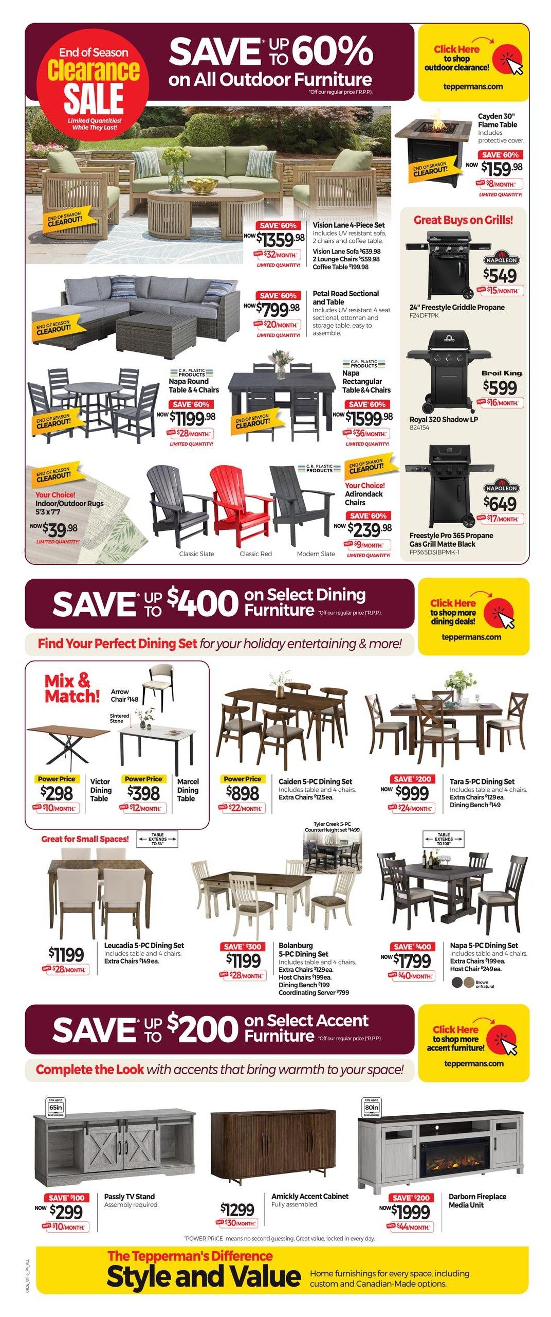 Tepperman's Flyer September 11 to 17