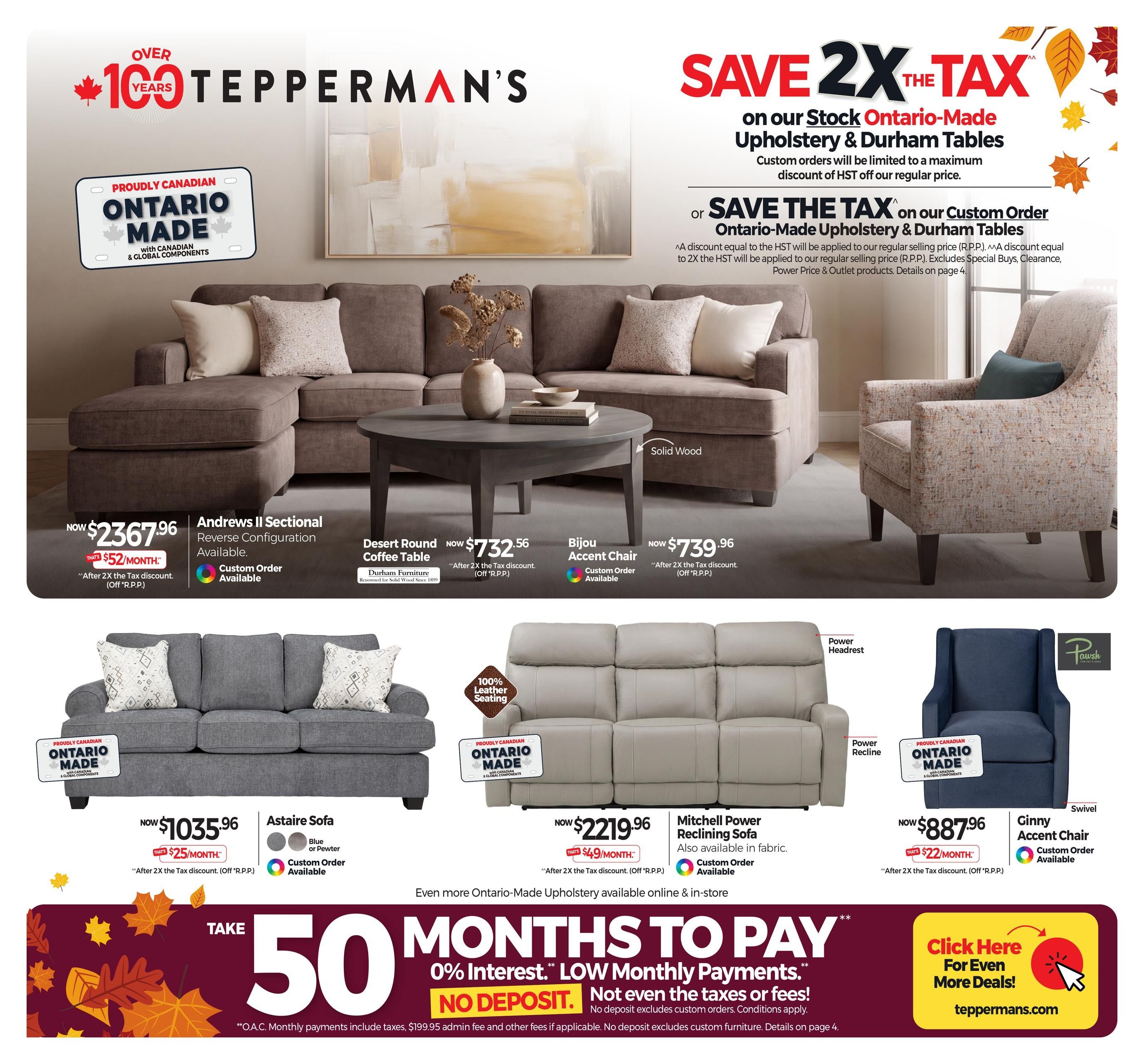 Tepperman's Flyer September 11 to 17