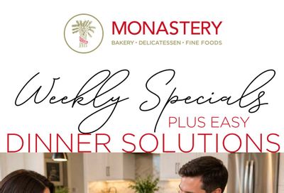 Monastery Bakery Flyer September 10 to 23