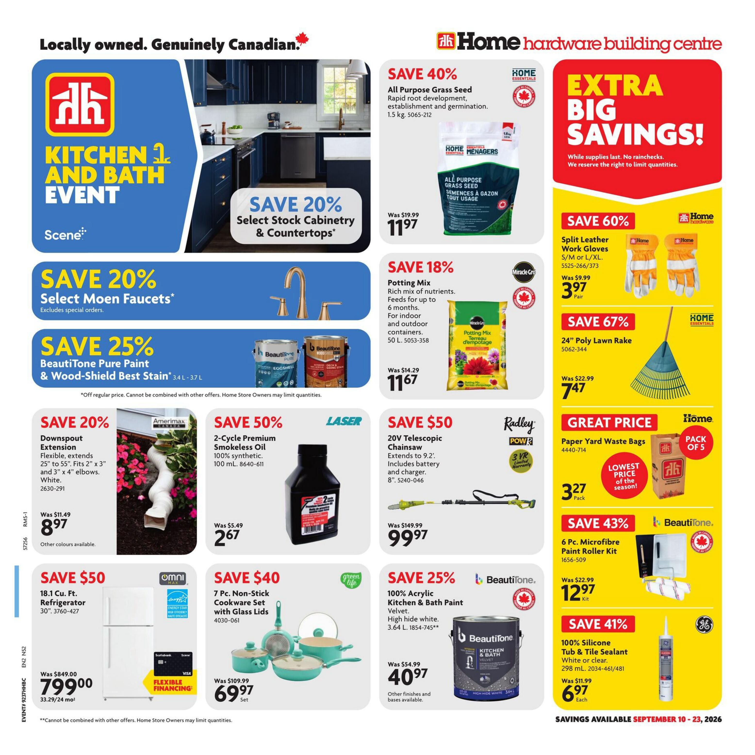 Home Hardware Building Centre (Atlantic) Flyer September 10 to 23