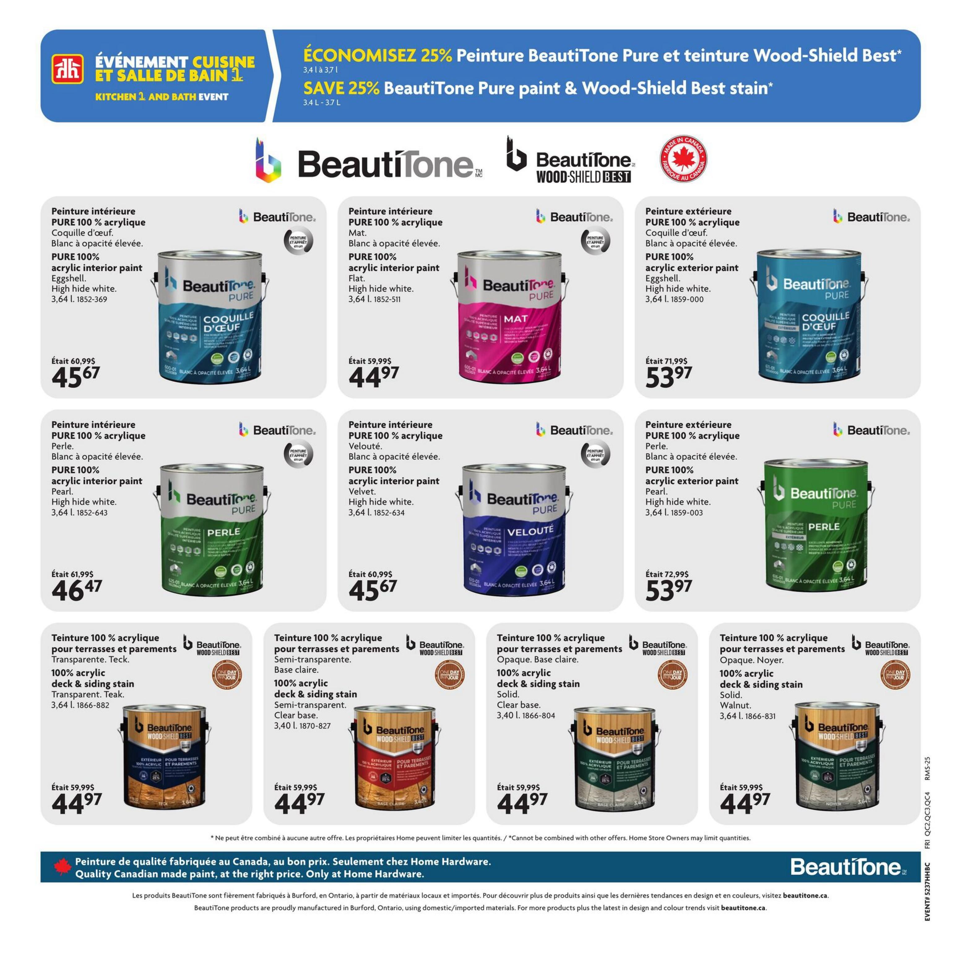Home Hardware Building Centre (QC) Flyer September 10 to 23