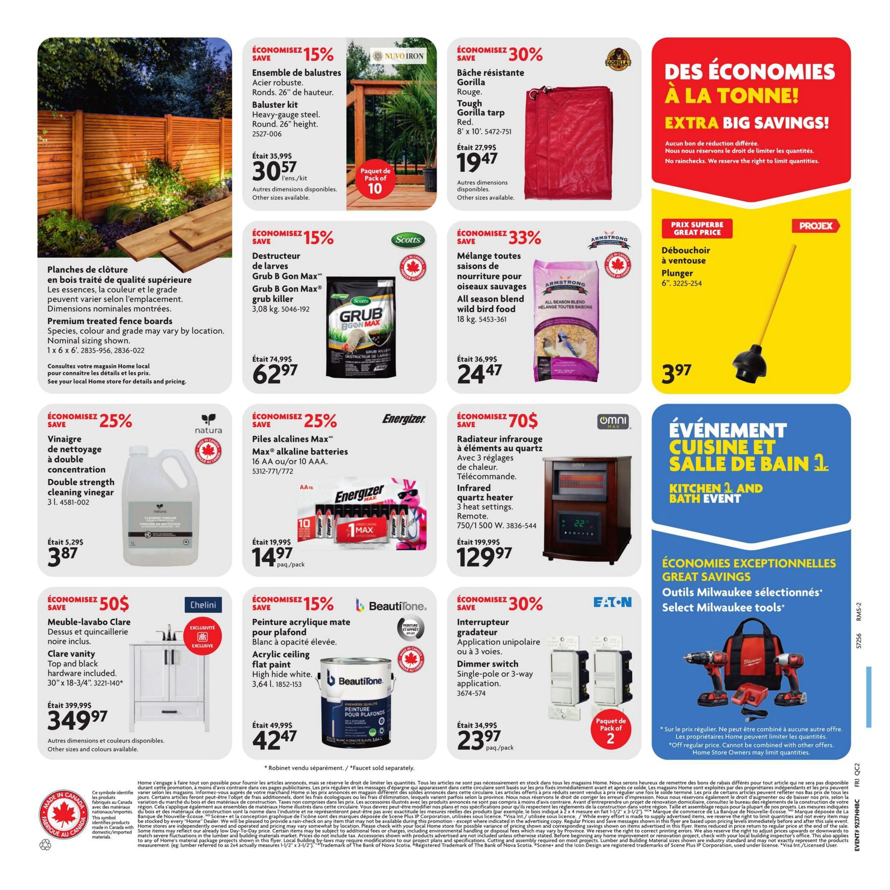 Home Hardware Building Centre (QC) Flyer September 10 to 23