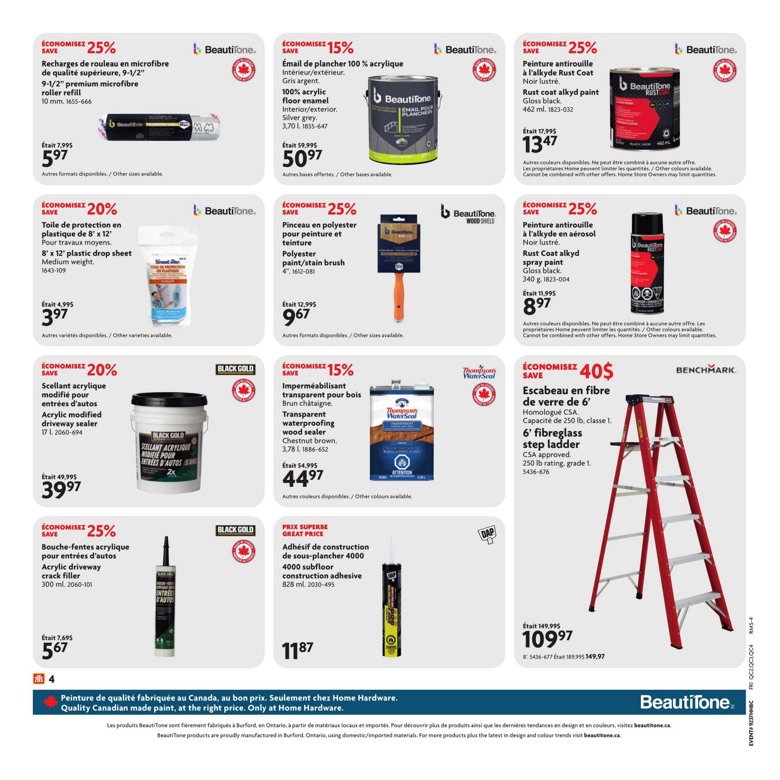 Home Hardware Building Centre (QC) Flyer September 10 to 23
