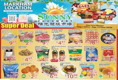 Sunny Foodmart (Markham) Flyer September 11 to 17