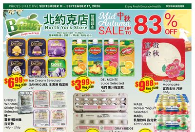 Btrust Supermarket (North York) Flyer September 11 to 17