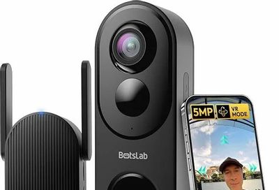 Amazon.ca: BOTSLAB 5MP Wireless Video Doorbell $59.99