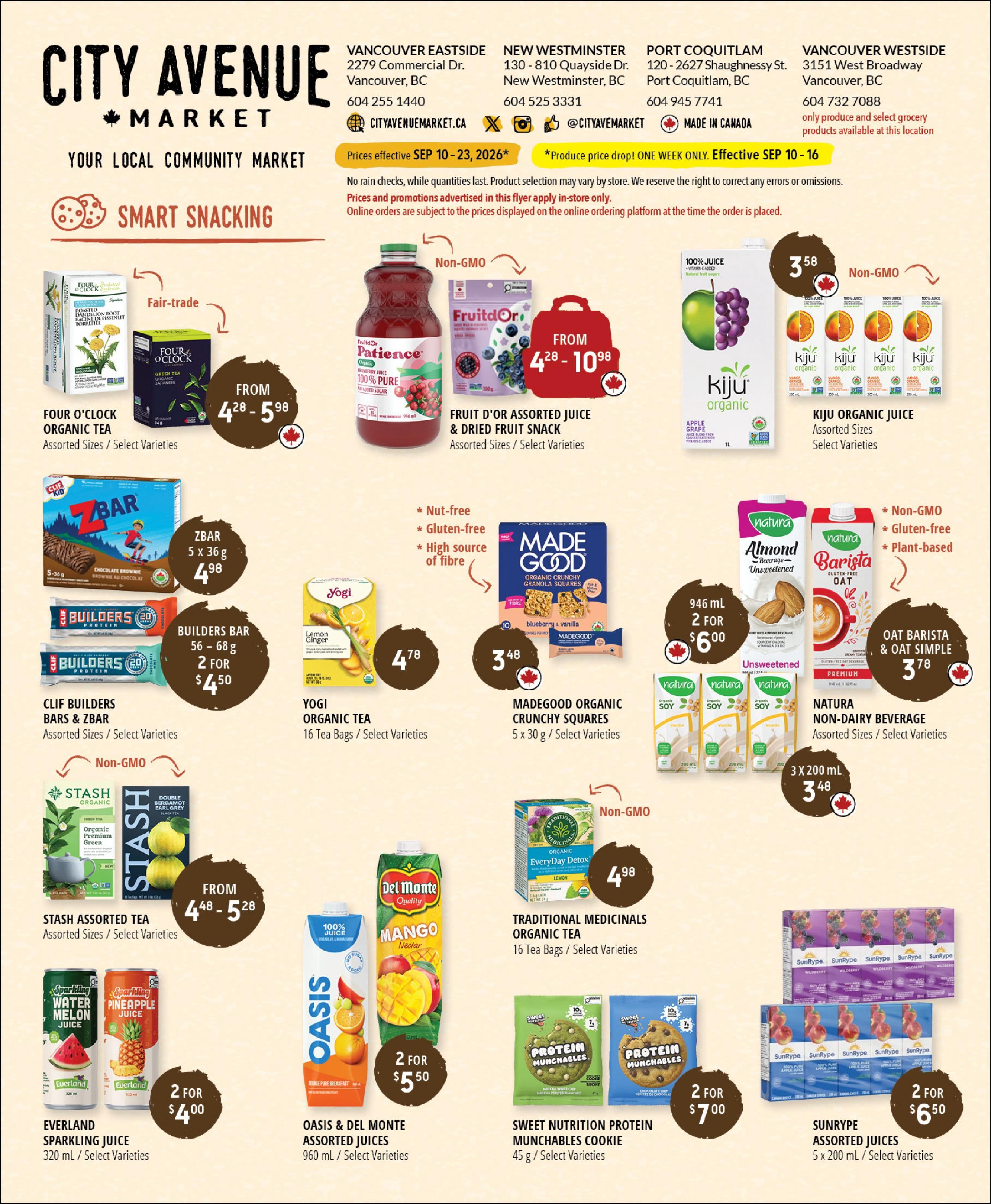 City Avenue Market Flyer September 10 to 23