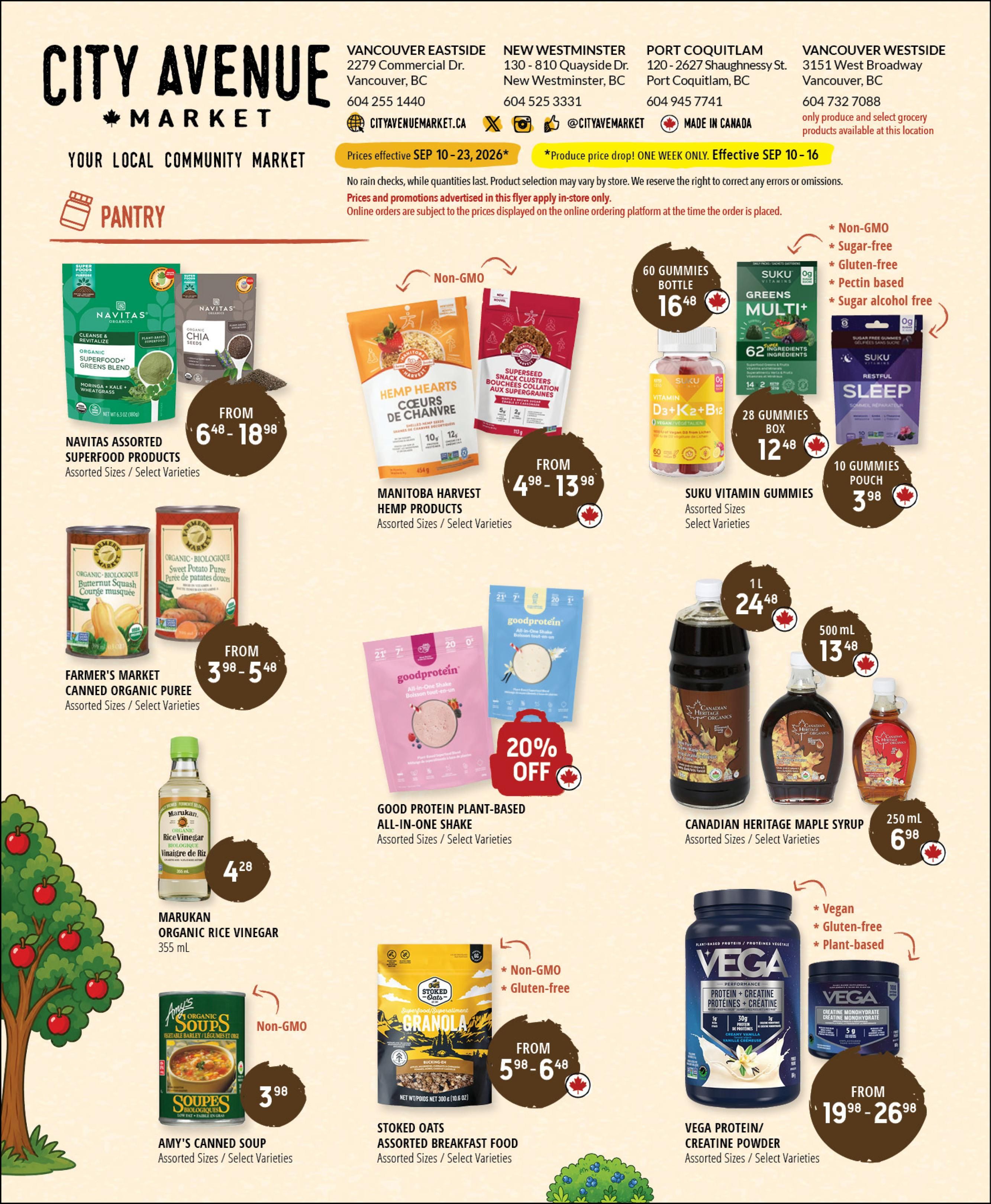 City Avenue Market Flyer September 10 to 23
