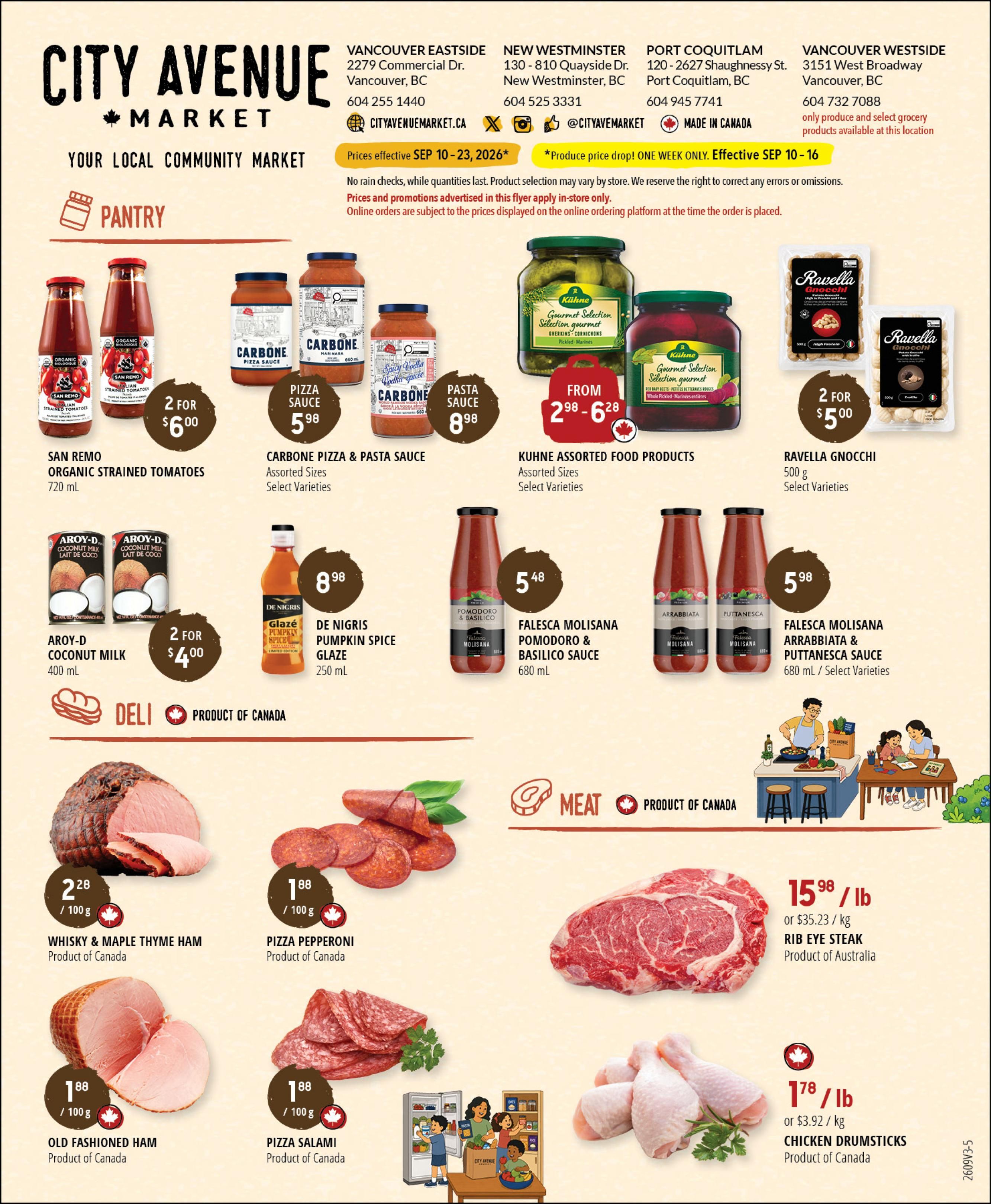 City Avenue Market Flyer September 10 to 23