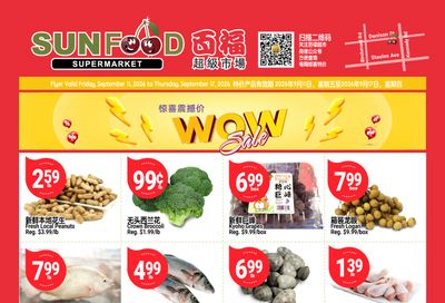Sunfood Supermarket Flyer September 11 to 17