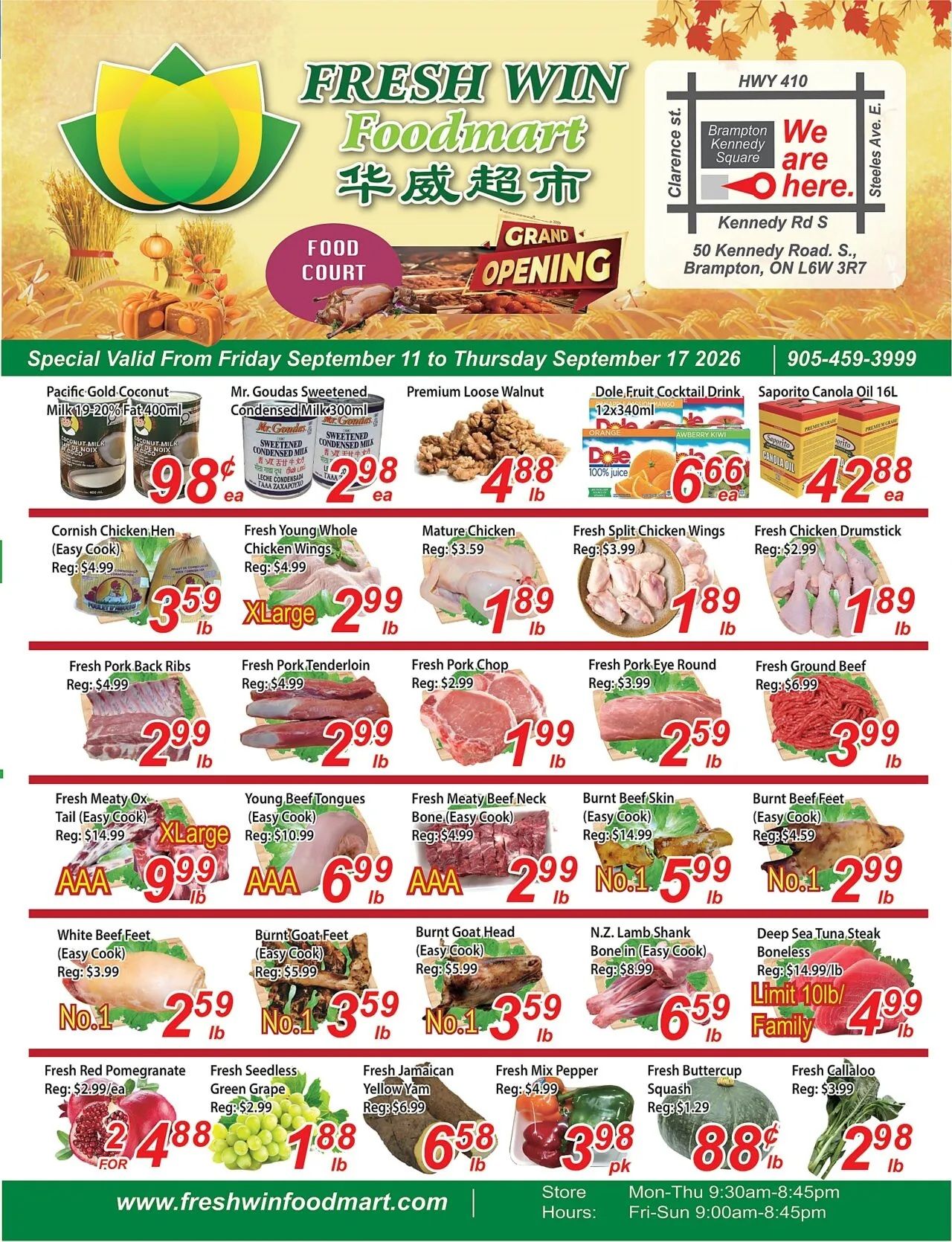 Fresh Win Foodmart Flyer September 11 to 17