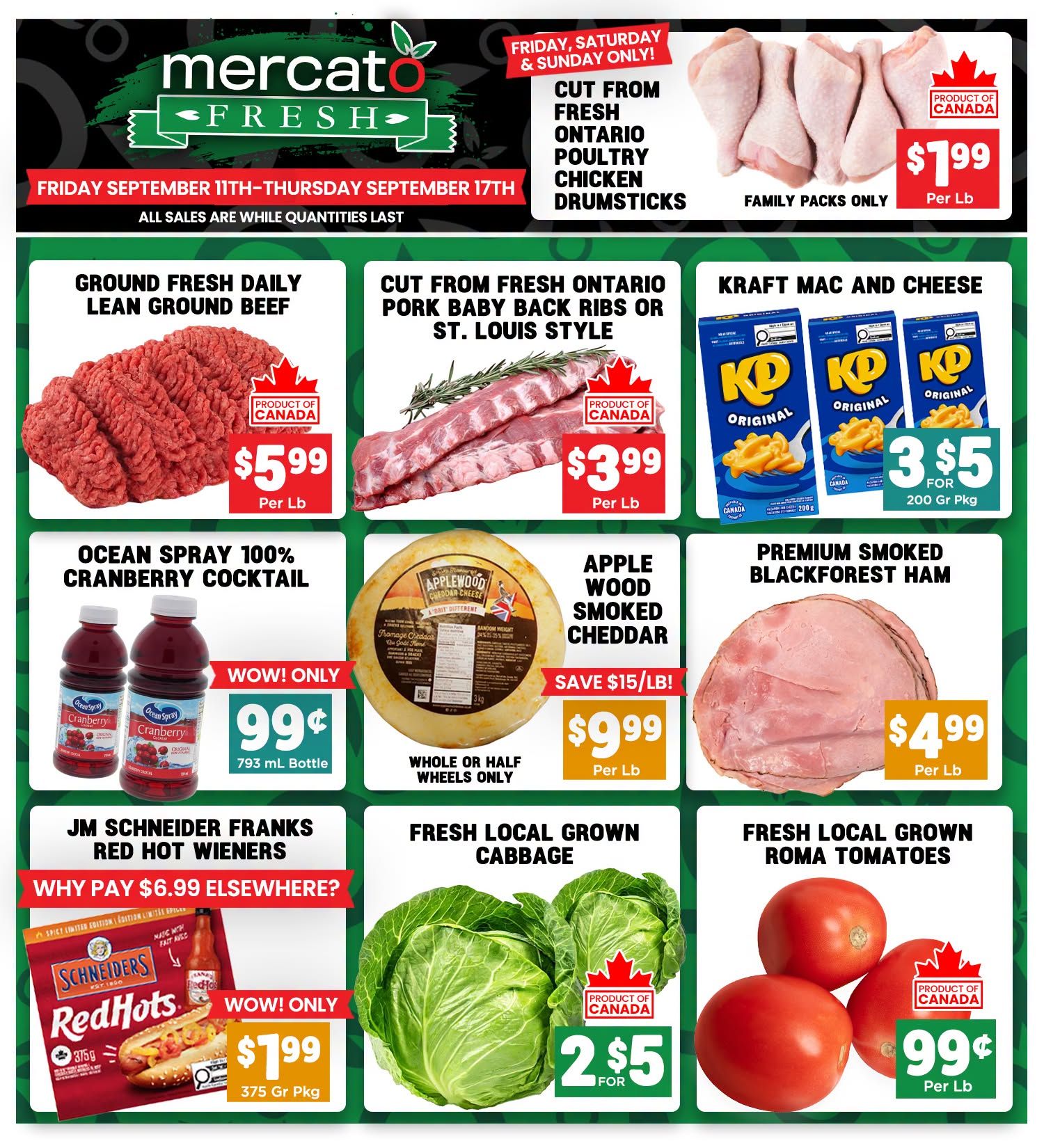 Mercato Fresh Flyer September 11 to 17