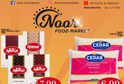 Noor Food Market Flyer September 11 to 17