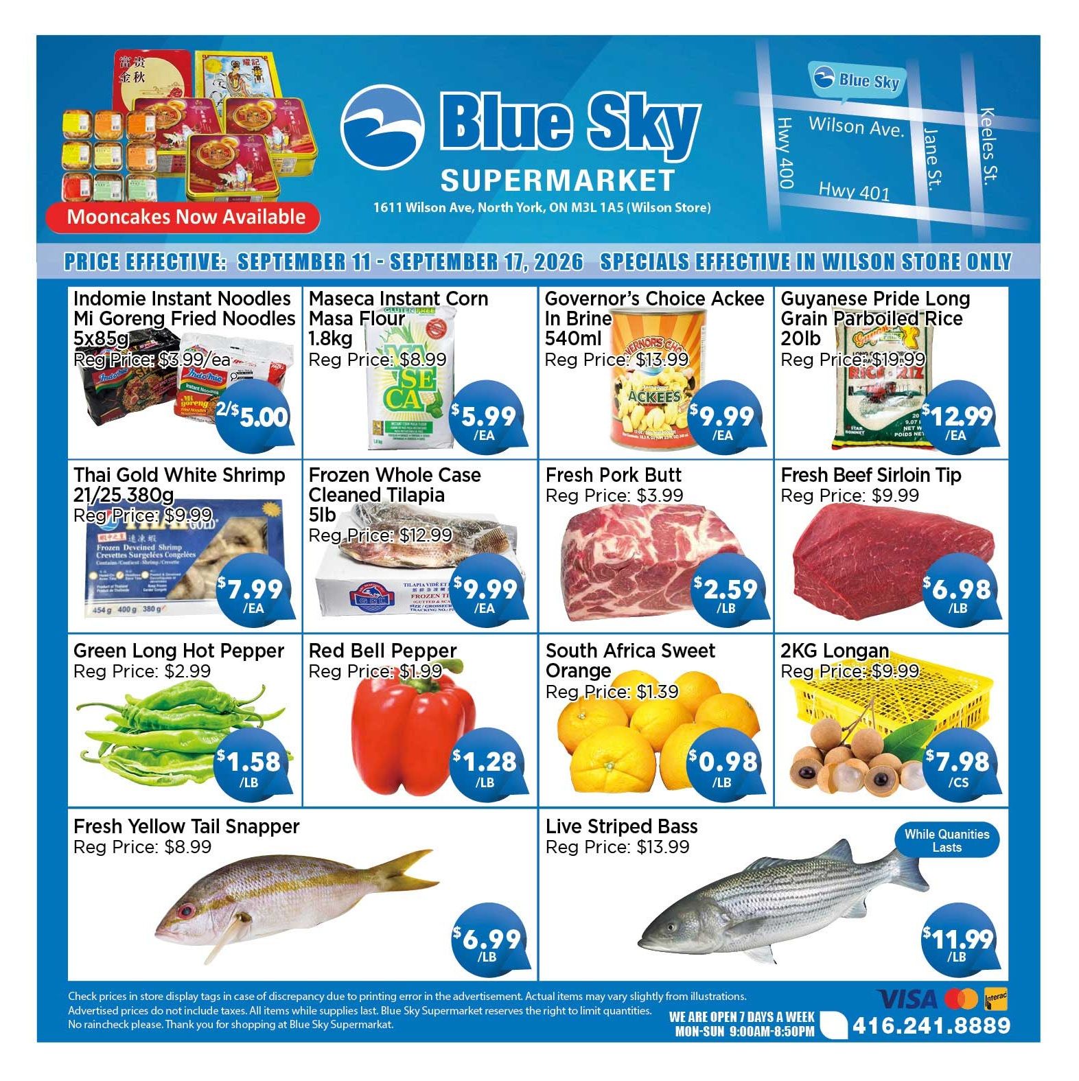 Blue Sky Supermarket (North York) Flyer September 11 to 17