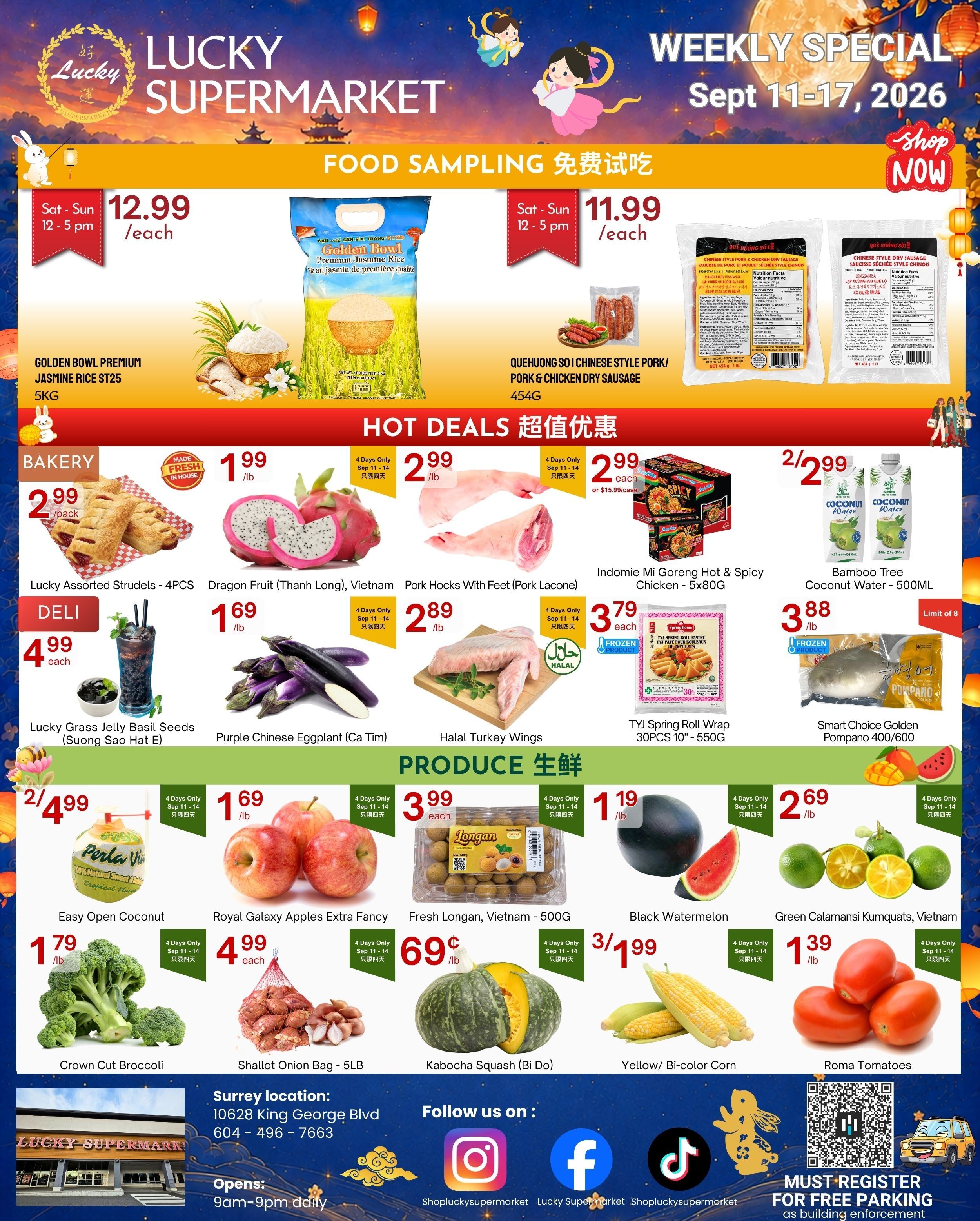 Lucky Supermarket (Surrey) Flyer September 11 to 17