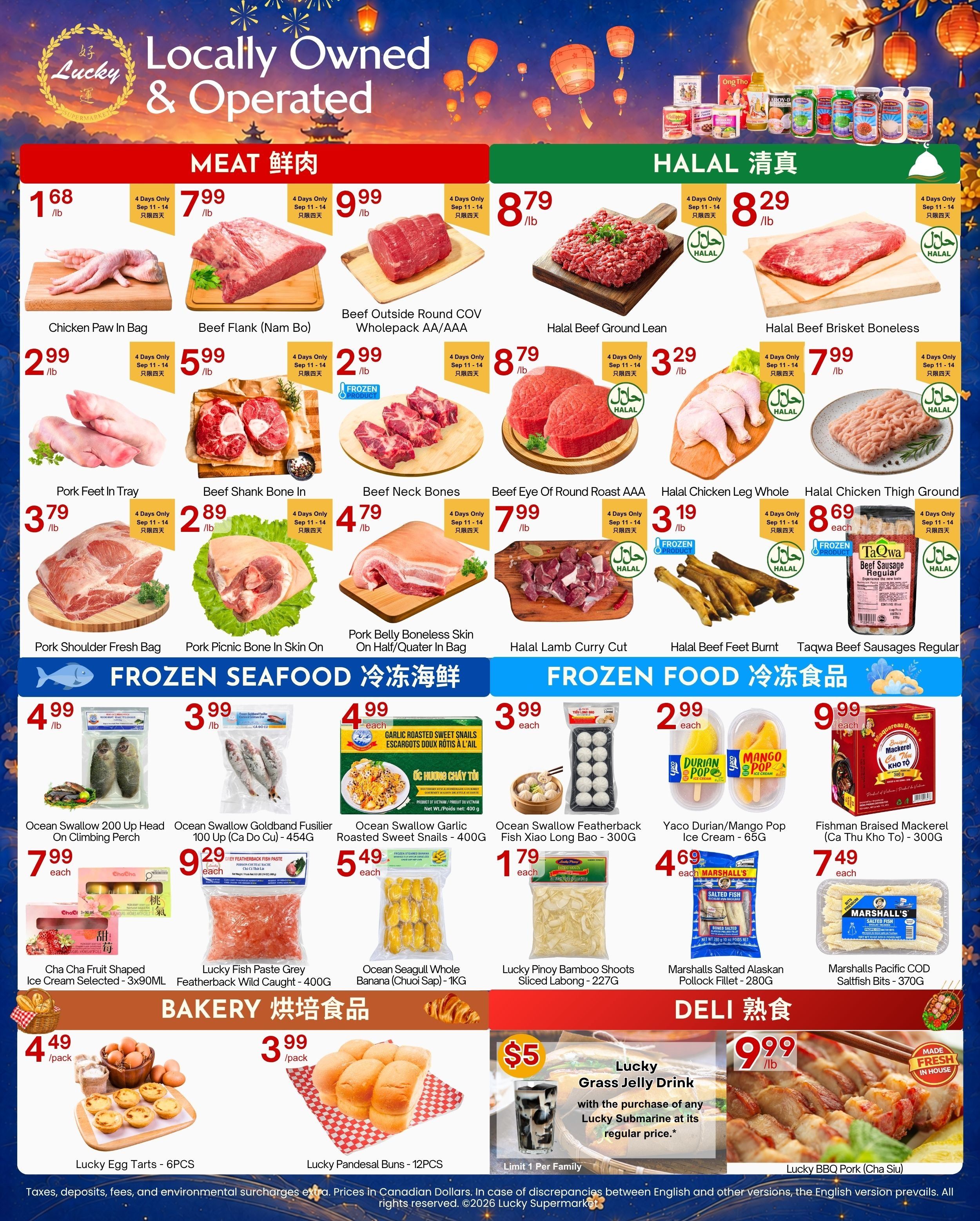 Lucky Supermarket (Surrey) Flyer September 11 to 17