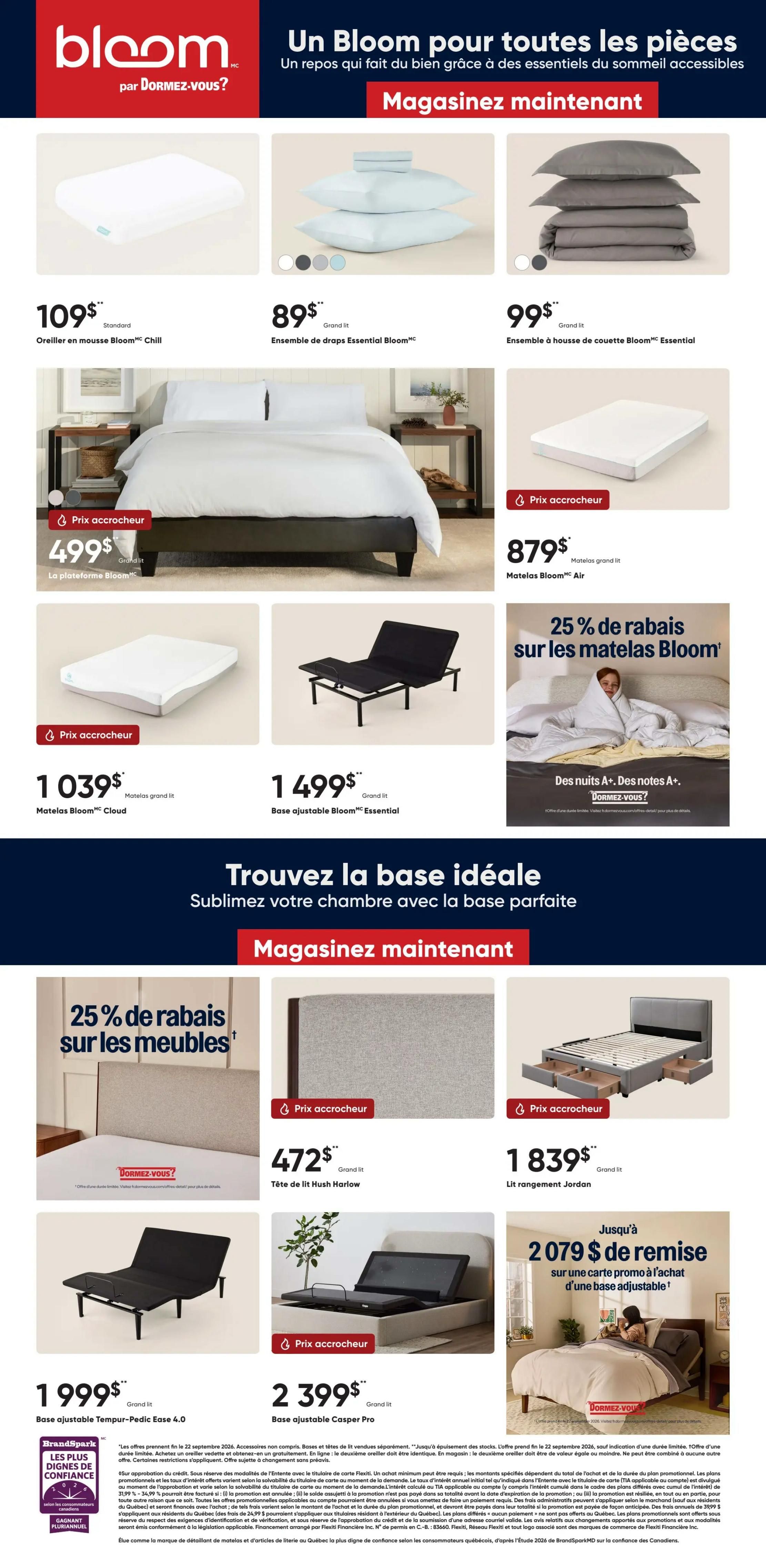 Dormez-vous Flyer September 12 to 22
