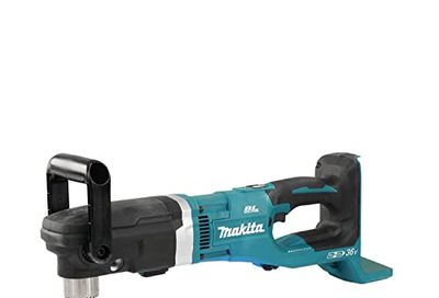 Makita 36V(18Vx2) LXT Brushless 1/2" Angle Drill, ADT, XPT, Dual LED, Torque Limiter, Variable Speed, Soft Start, D & Straight Side Handles, Tool Only