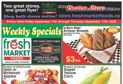 Fresh Market Foods Flyer September 11 to 17