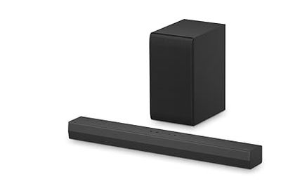 LG S40T 2.1 ch. Soundbar with Wireless Subwoofer, Dolby Digital, DTS Digital Surround, AI Sound Pro, with Bluetooth and HDMI (S40T, 2024)