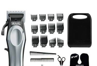 Wahl Elite Pro Cordless Lithium-Ion Hair Clipper Kit – 40% Faster Cutting, Adjustable Taper Lever, Quick-Charge 15 min for 5 min Use – Professional Home Haircutting for Men & Family (Model 3311)