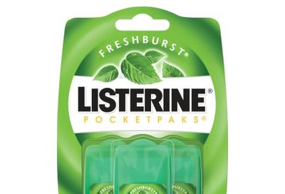 Listerine Fresh Burst PocketPaks Breath Strips, 3 Pack x 24ct