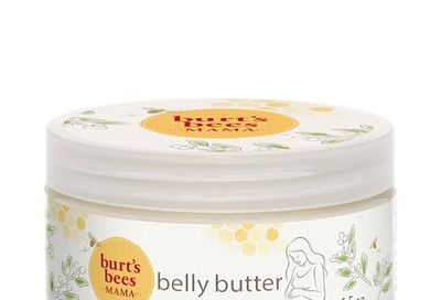 Burt's Bees Mama Bee Belly Butter Fragrance Free Lotion, 99% Natural Origin 185g, Stocking Stuffer, Christmas Gift, Holiday Gifts For Her