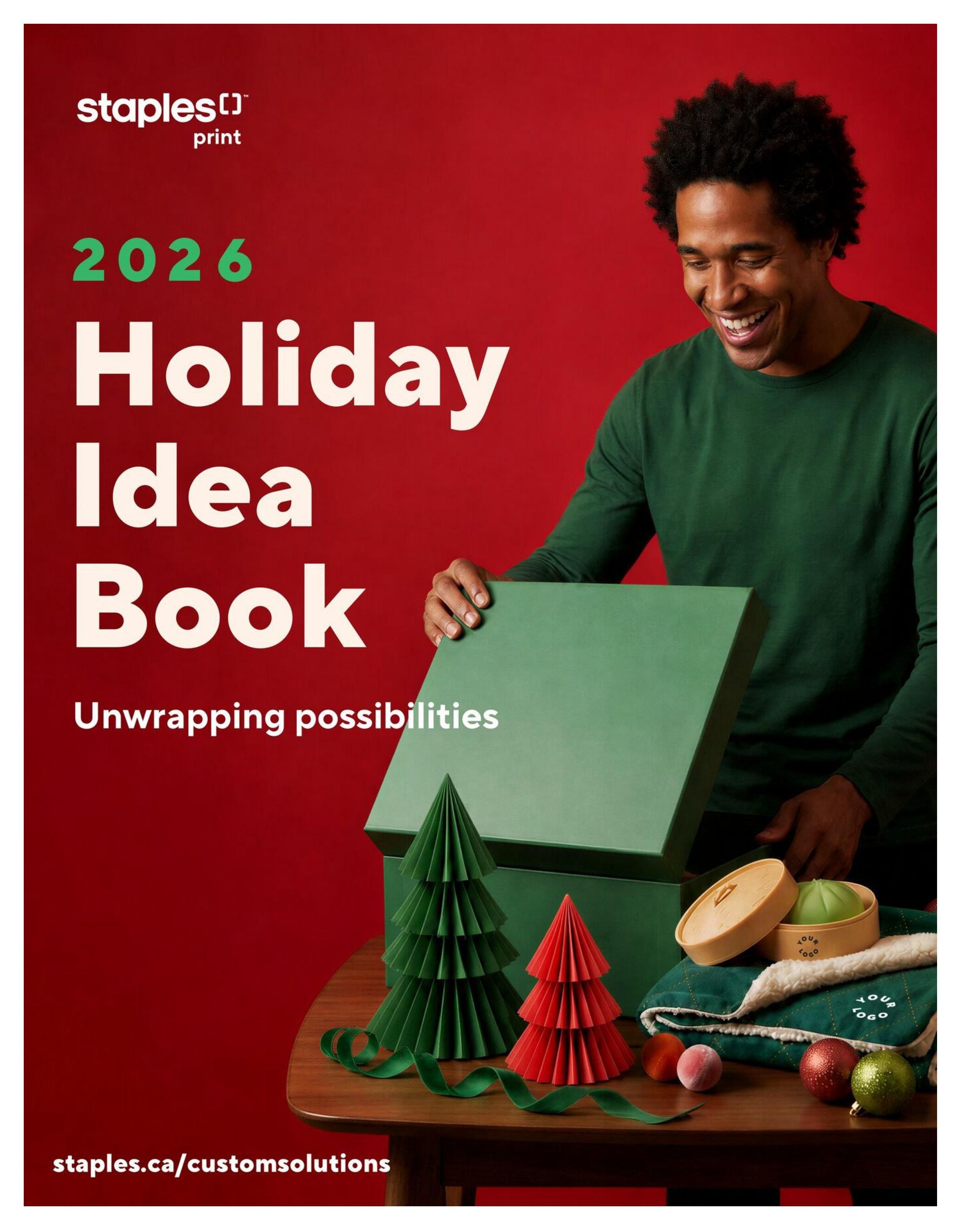 Staples Holiday Idea Gift Guide September 10 to December 31