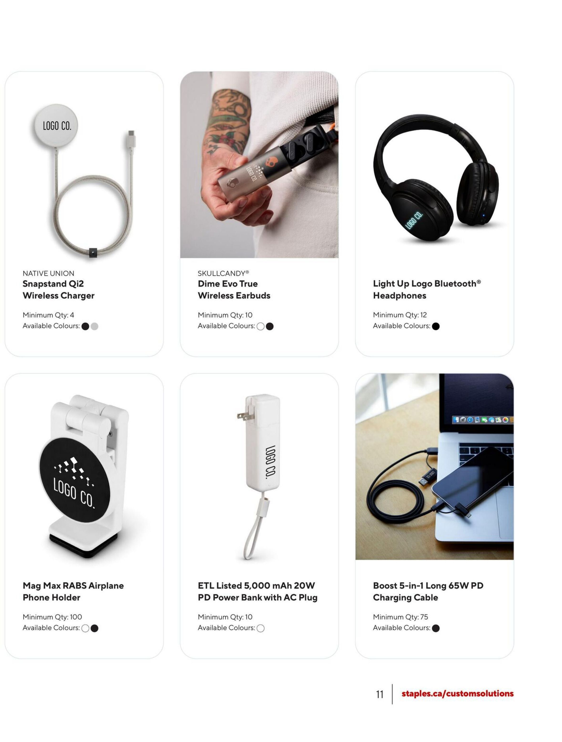 Staples Holiday Idea Gift Guide September 10 to December 31