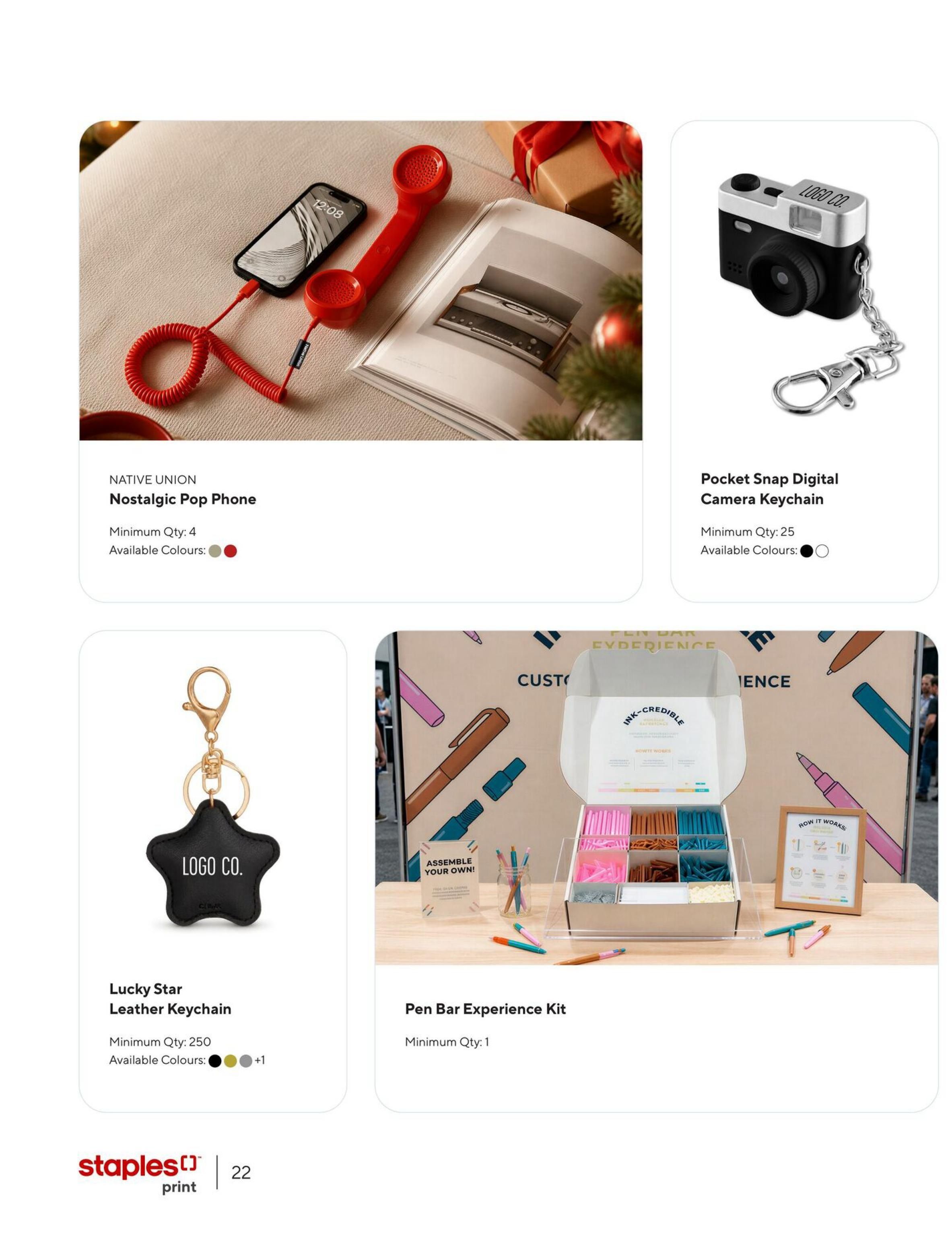 Staples Holiday Idea Gift Guide September 10 to December 31