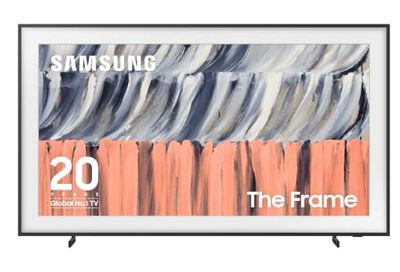 Samsung 85 inch The Frame TV, LS03HE, Art Mode, Glare Free, 144Hz Refresh Rate, Quantum HDR, QLED, Smart TV, 4k Upscaling, Dolby Atmos, Samsung TV, Television (QN85LS03HEFXZC, 2026)